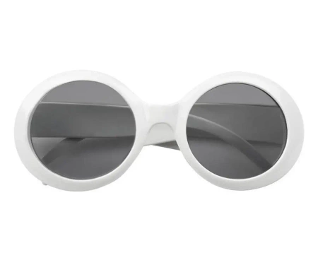 Okulary Jackie białe - Boland