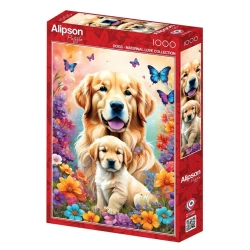 Puzzle 1000 Matczyna miłość - Psy - Alipson