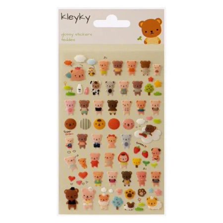 Naklejki wypukłe Misiaki - Narcissus