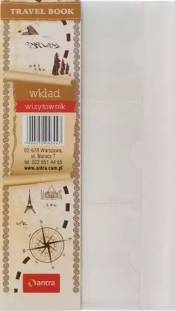 Wkład - Podróżnik koperta na wizytówki - Antra