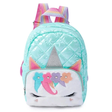 Plecak szkolny Jednorożec turkusowy 32cm - Leantoys