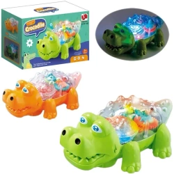 Krokodyl z napędem, dźwiękiem i światłem - Trifox