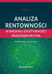 Analiza rentowności w badaniu efektywności.. w.2 - Andrzej Jaki, Sylwia Kruk