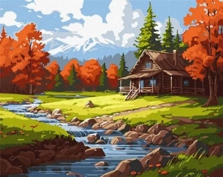 Malowanie po numerach - Miejsce inspiracji 40x50cm - Ideyka