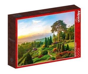 Puzzle 1000 Ogród na wzgórzu - Alipson