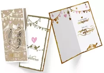 Karnet PM-179 Ślub - Kukartka