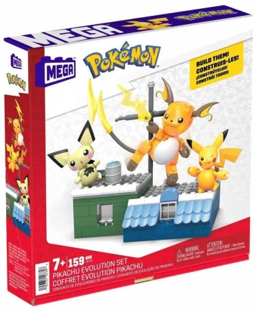 Klocki Pokemon Ewolucja Pikachu - Mega Bloks