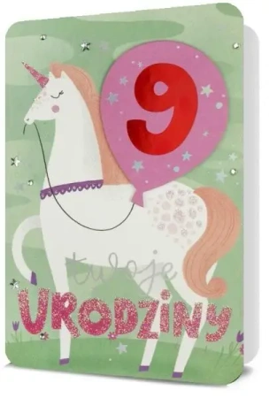 Karnet B6 Urodziny (wymienne cyfry) - Pan Dragon