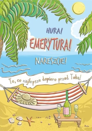 Karnet A5 Emerytura - Hamak - Henry