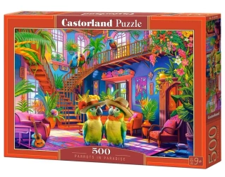 Puzzle 500 Parrots in Paradise CASTOR - Castorland