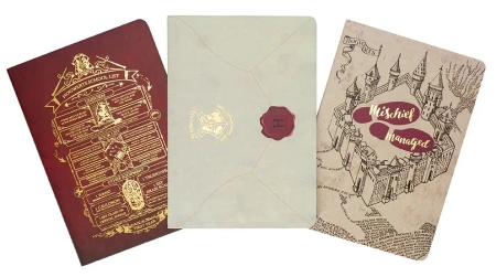 Harry Potter. Welcome to Hogwarts Planner Notebook Collection. Set of 3 - Insight Editions