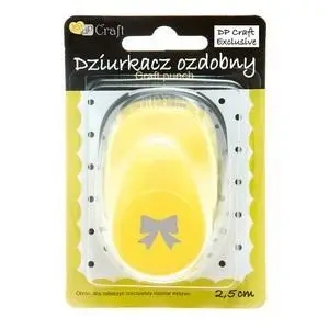 Dziurkacz ozdobny do papieru 2,5cm kokardka - Dalprint