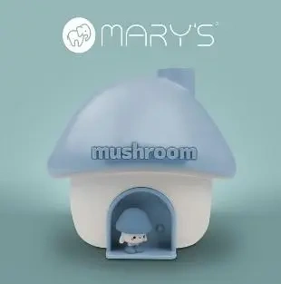 Nawilżacz powietrza LED Grzybek niebieski