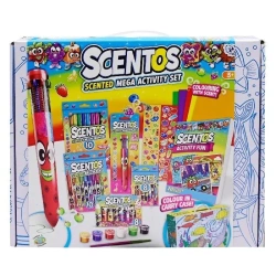 Scentos. Pachnący zestaw. Walizka do pokolorowania. Niebieska - Dumel