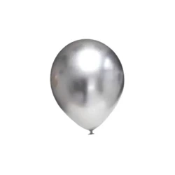 Balony chromowane srebrne 30,5cm 10szt - Penword