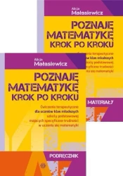 Poznaję matematykę krok po kroku. (Komplet) - Alicja Małasiewicz