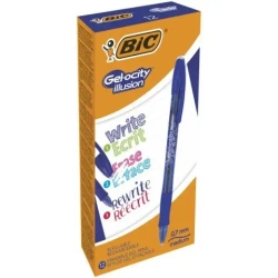 Długopis wymazywalny Illusion niebieski (12szt) - BIC