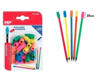 Gumka do ścierania na ołówek 25szt - MP Main Paper