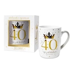 Kubek The Crown-40K biały - Pan Dragon