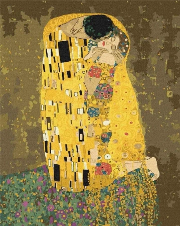 Malowanie po numerach - Pocałunek 2 Gustav Klimt - Ideyka
