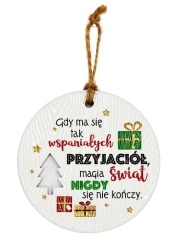 Zawieszka ceramiczna Boże Narodzenie - Kukartka