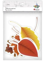 Papierowe liście mix 5 wzorów 10szt - Titanum