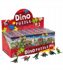 Puzzle 60 Dinozaury i figurka mix - Dino Toys