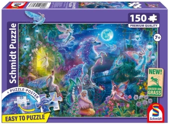 Puzzle PQ 150 Bajka o jednorożcu - Schmidt