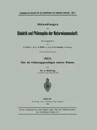 Über die Erfahrungsgrundlagen unseres Wissens - Meinong A.