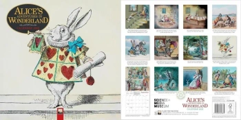 Kalendarz 2026 ścienny Alicja w Krainie Czarów - Flame Tree