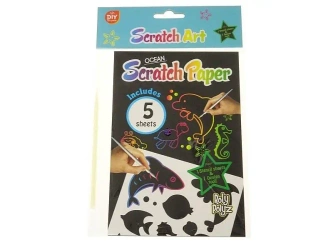 Wydrapywanka, kolorowanka do zdrapywania 5 stron - ADAR