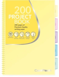 Kołobrulion B5 Coolpack 200 kartek pastel żółty - PATIO