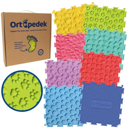 Ortopedek - maty sensoryczne 8 elemetów - Askato