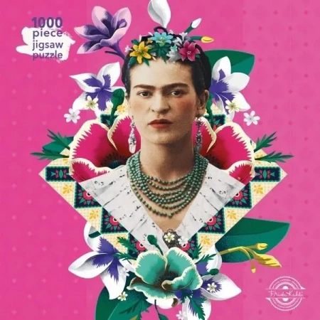Puzzle 1000 Frida Kahlo Różowa - Praca zbiorowa