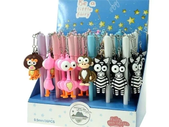 Długopis żelowy zwierzęta (36szt) - ADAR