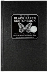 Szkicownik Premium Czarny Papier - Peter Pauper Press