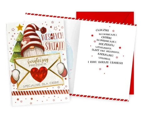 Karnet DK-1195 Boże Narodzenie - Kukartka