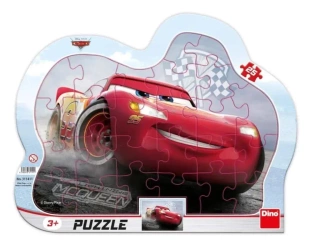 Puzzle 25 ramkowe Auta cars II Zygzak - Dino Toys