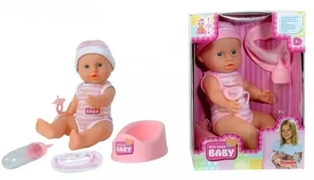 Lalka NBB funkcyjna 30 cm, 2 rodzaje - New Born Baby