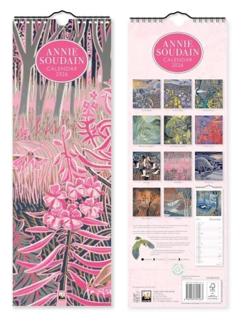 Kalendarz 2026 ścienny paskowy Annie Soudain - Flame Tree