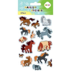 Naklejki Horses 10x20cm HAPPY COLOR - GDD