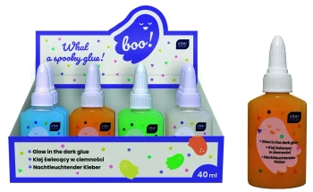 Klej Swiec W Ciemnosci 40ml 4 kolory Int pudełko A 12