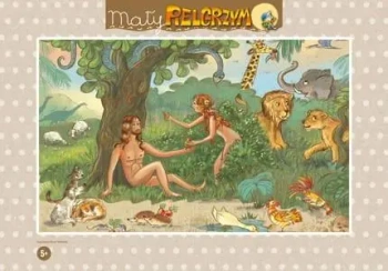 Puzzle 15 Mały Pielgrzym - Adam i Ewa - Bernardinum