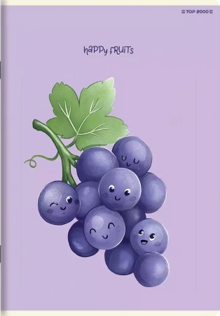 Zeszyt A6/32k kratka Fruits Top Fol A 12