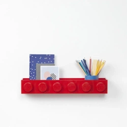 Lego półka podłużna czerwona - NHG