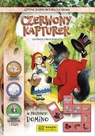 Czerwony Kapturek. Czytam baśnie metodą sylabową - Beata Wojciechowska-Dudek