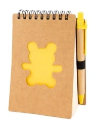 Blok spirala Eco Bear z długopisem - Fandy