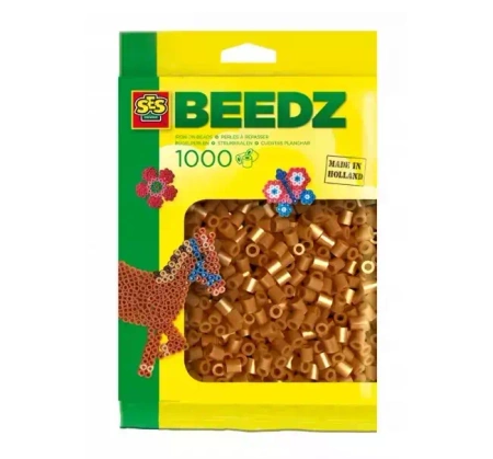 Koraliki do prasowania brązowe 1000szt - SES