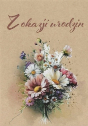 Kartka okolicznościowa Urodziny - Trend