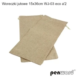 Woreczki jutowe ecko 36x15cm 2szt - Penword